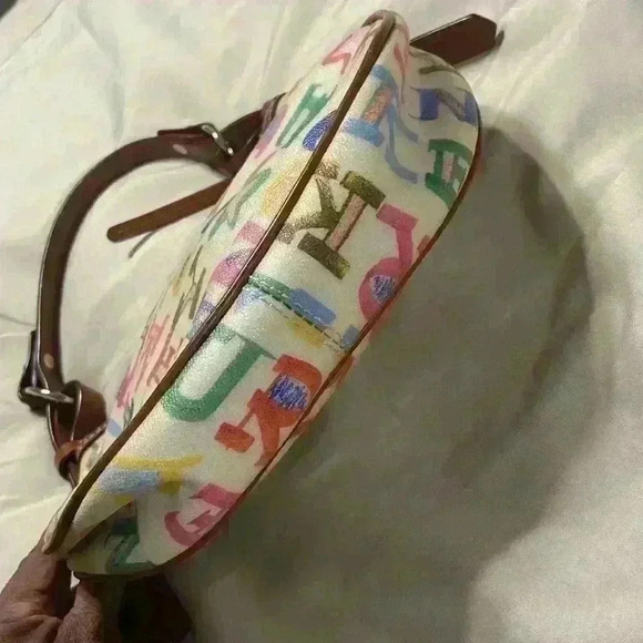 Dooney & Bourke Shoulder Bag w/ Rainbow Zipper - Picture 6 of 11
